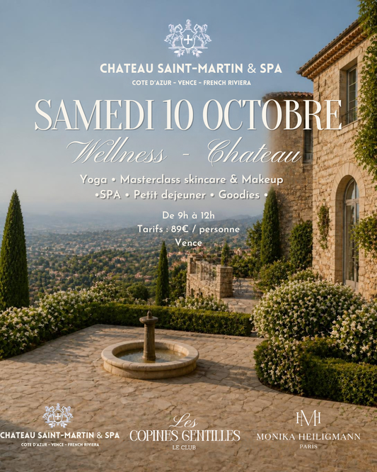 SAMEDI 10 OCTOBRE -MATINÉE WELLNESS AU CHÂTEAU SAINT-MARTIN & SPA 89€
