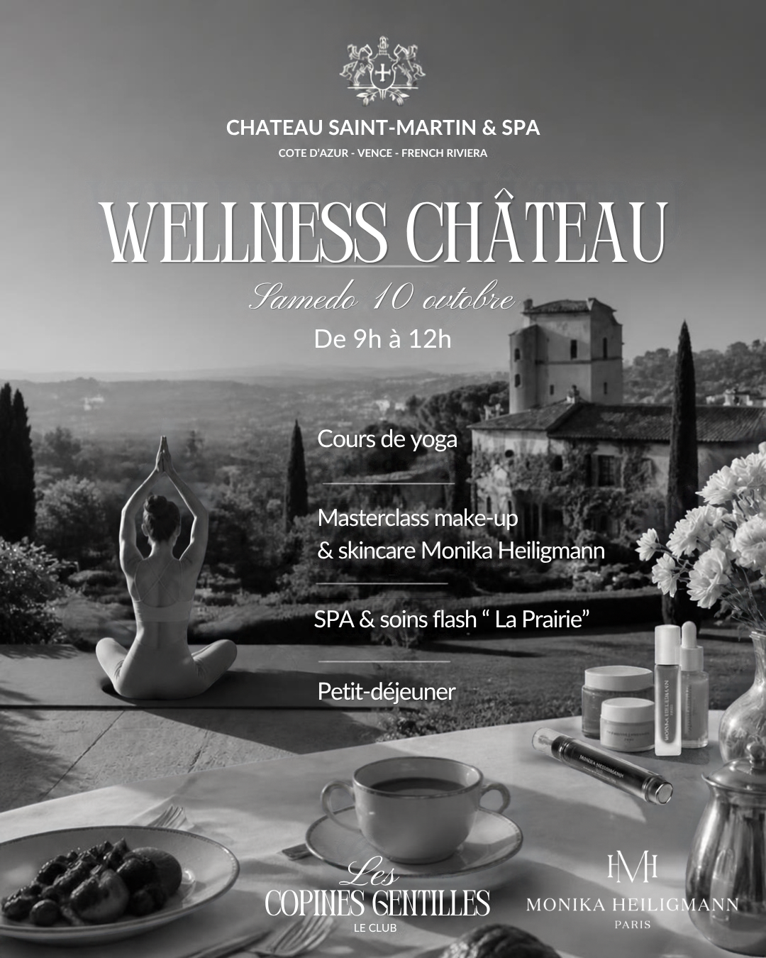 SAMEDI 10 OCTOBRE -MATINÉE WELLNESS AU CHÂTEAU SAINT-MARTIN & SPA 89€